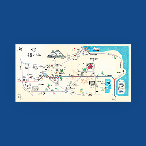 [지도] 종달리 지도