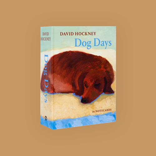 David Hockney Dog Days postcard set