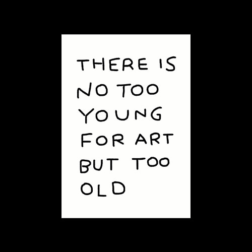 There is no too young for art but too old, When is too old?